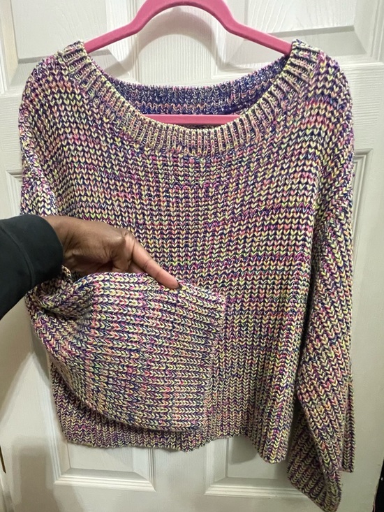 New York & Company Sweaters - Multicolor Knit Crewneck Sweater - Women